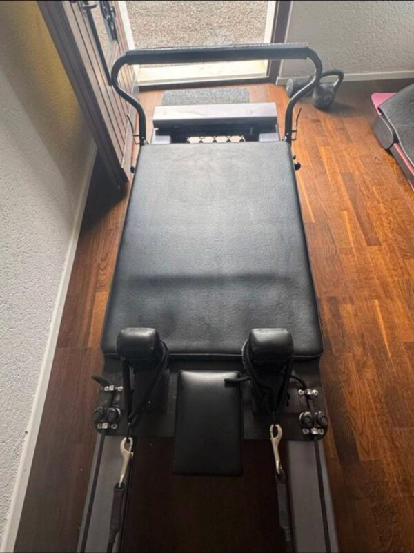 Buy the Balanced Body Allegro Stretch Reformer for taller and larger users. Enjoy a longer frame, wider carriage, smooth movement and versatile Pilates training.